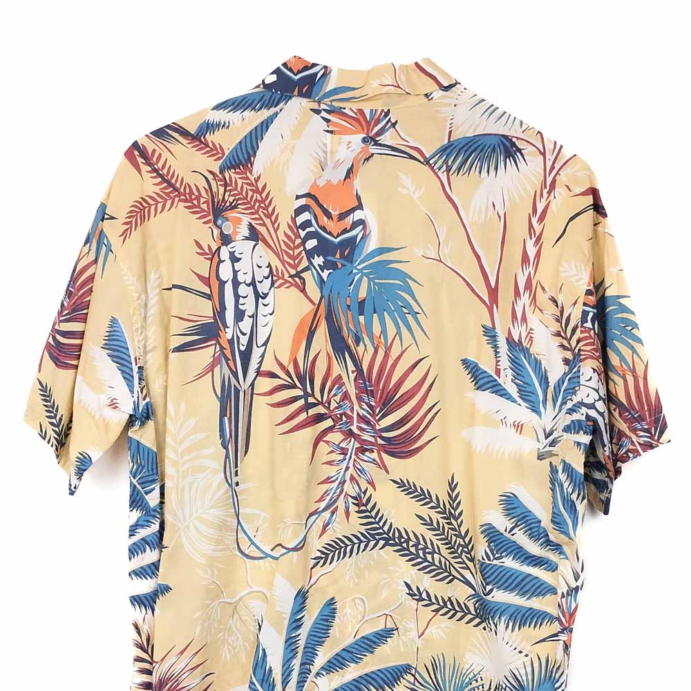 VIN-SHI-35018 Vintage πουκάμισο βαμβακερό hawaiian style L