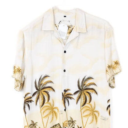 VIN-SHI-35004  Vintage πουκάμισο βισκόζη hawaiian style M