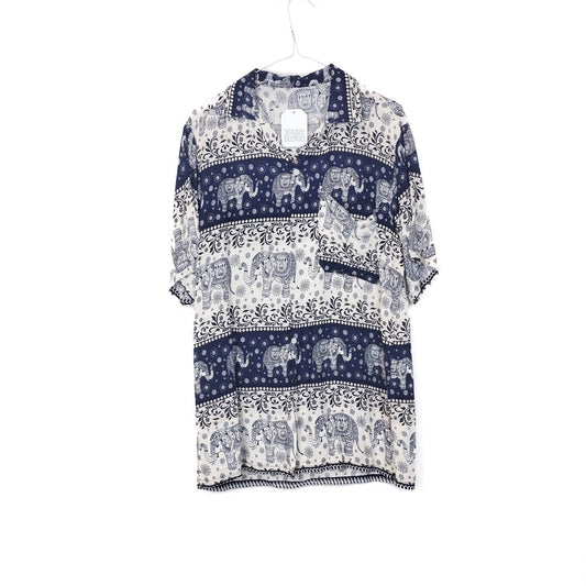 VIN-SHI-34956 Vintage πουκάμισο hawaiian style M 