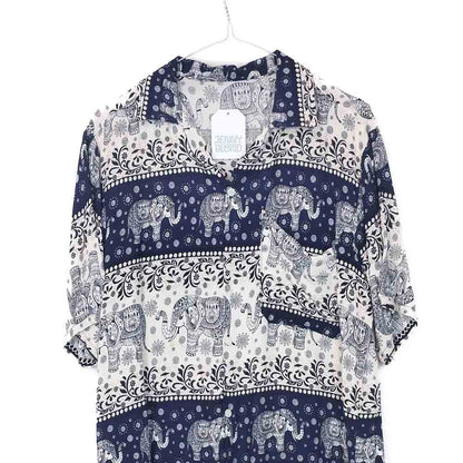 VIN-SHI-34956 Vintage πουκάμισο hawaiian style M
