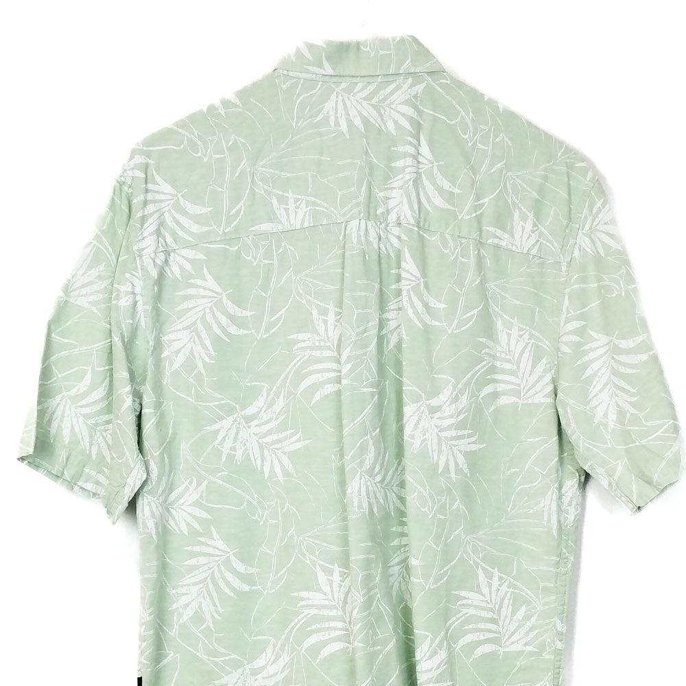 VIN-SHI-34958 Vintage πουκάμισο λινό hawaiian style M