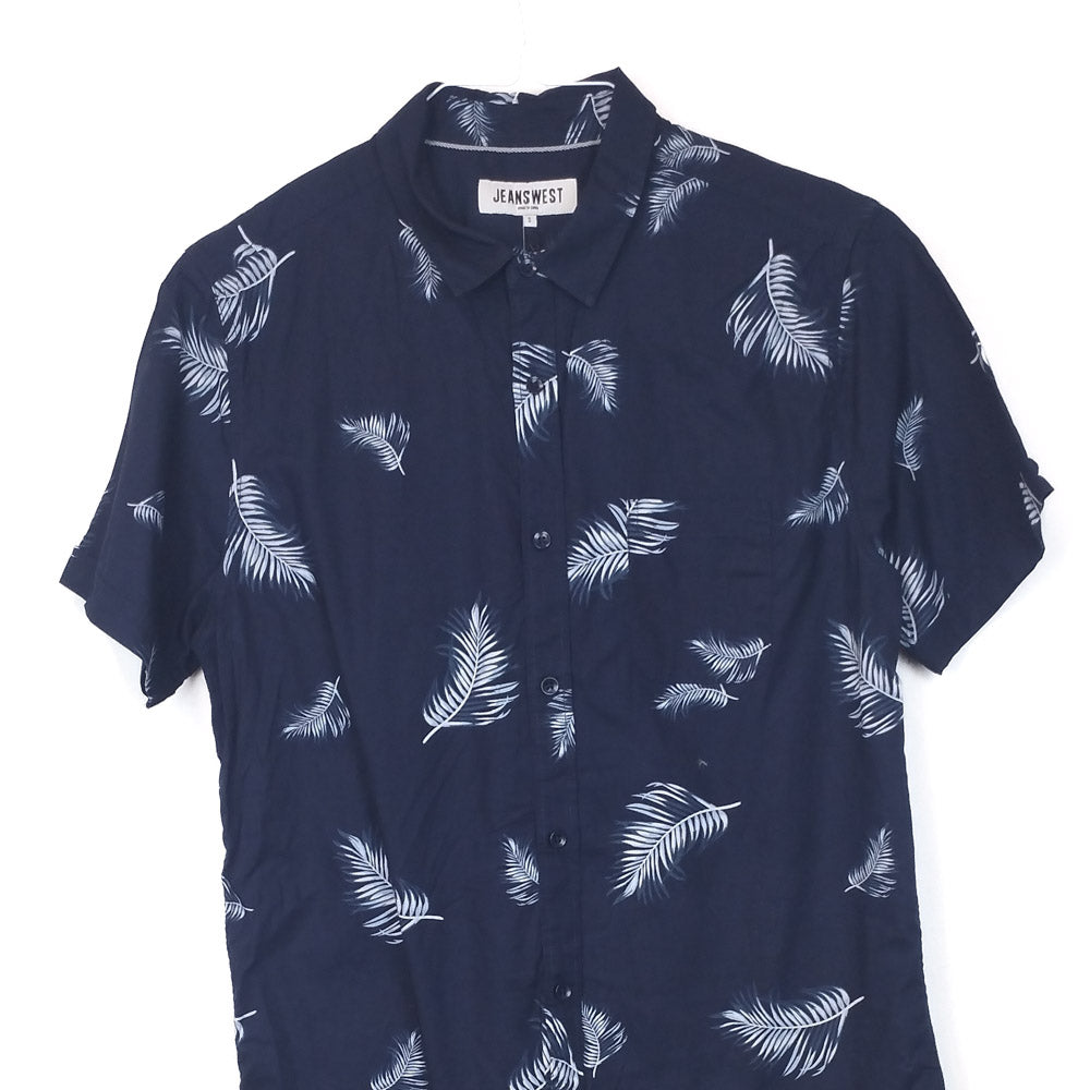 VIN-SHI-34943 Vintage πουκάμισο βαμβακερό hawaiian style S