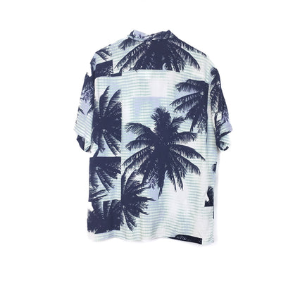 VIN-SHI-34946 Vintage πουκάμισο βισκόζη hawaiian style M