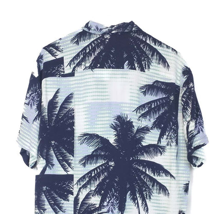 VIN-SHI-34946 Vintage πουκάμισο βισκόζη hawaiian style M