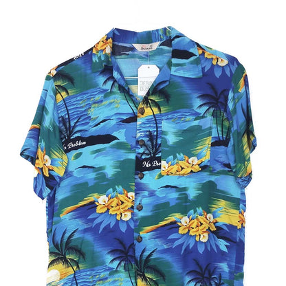 VIN-SHI-34953 Vintage πουκάμισο hawaiian style M
