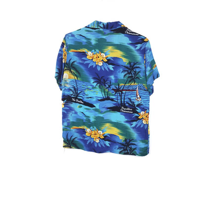 VIN-SHI-34953 Vintage πουκάμισο hawaiian style M
