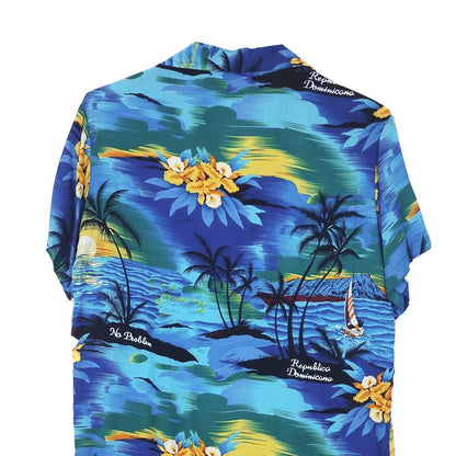 VIN-SHI-34953 Vintage πουκάμισο hawaiian style M