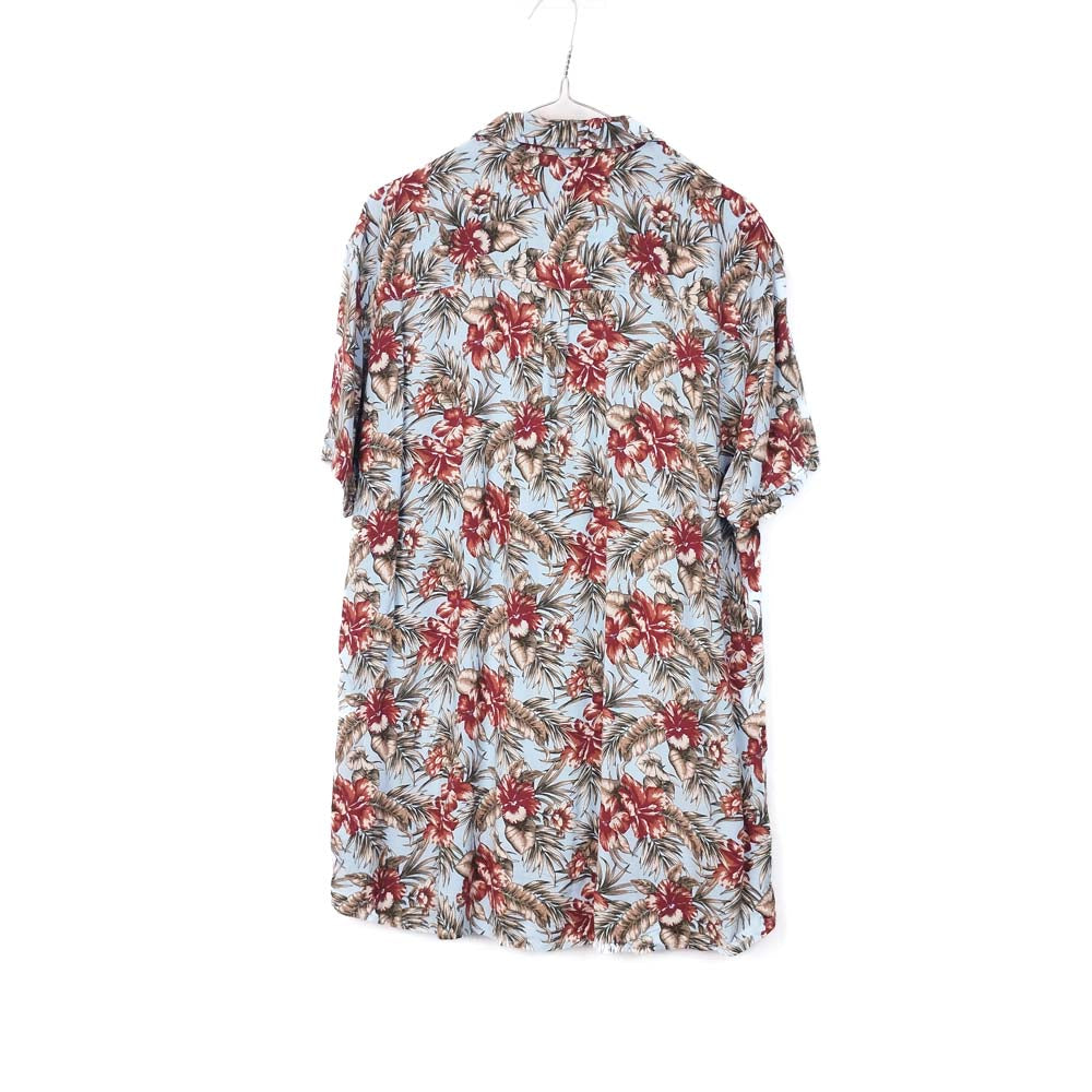 VIN-SHI-34959 Vintage πουκάμισο βισκόζη hawaiian style 2XL