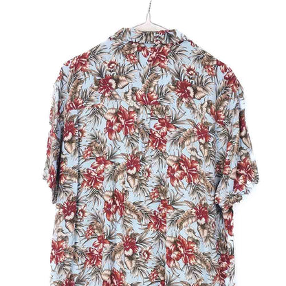 VIN-SHI-34959 Vintage πουκάμισο βισκόζη hawaiian style 2XL