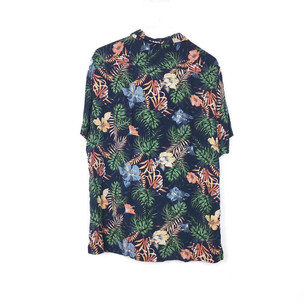 VIN-SHI-34964 Vintage πουκάμισο βισκόζη hawaiian style XL