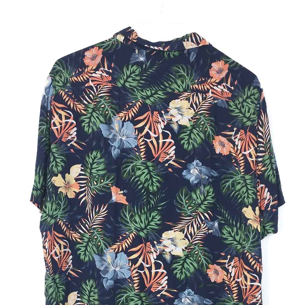 VIN-SHI-34964 Vintage πουκάμισο βισκόζη hawaiian style XL