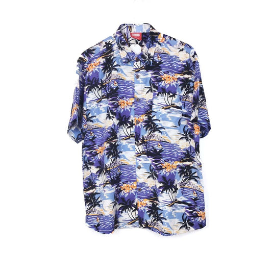 VIN-SHI-34974 Vintage πουκάμισο hawaiian style XL