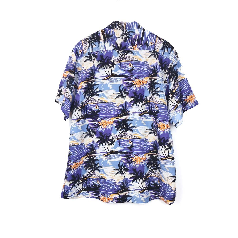VIN-SHI-34974 Vintage πουκάμισο hawaiian style XL