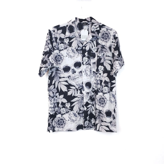 VIN-SHI-34963 Vintage πουκάμισο hawaiian style L