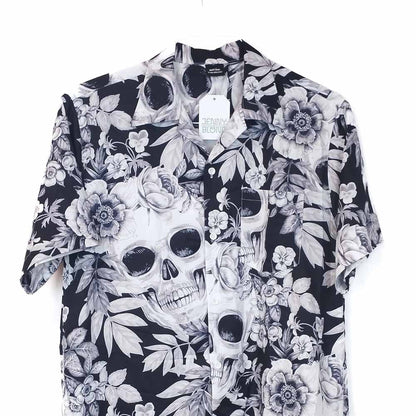 VIN-SHI-34963 Vintage πουκάμισο hawaiian style L