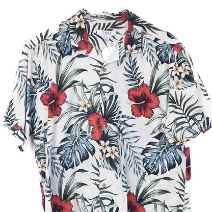 VIN-SHI-34999 Vintage πουκάμισο βαμβακερό hawaiian style ΧL