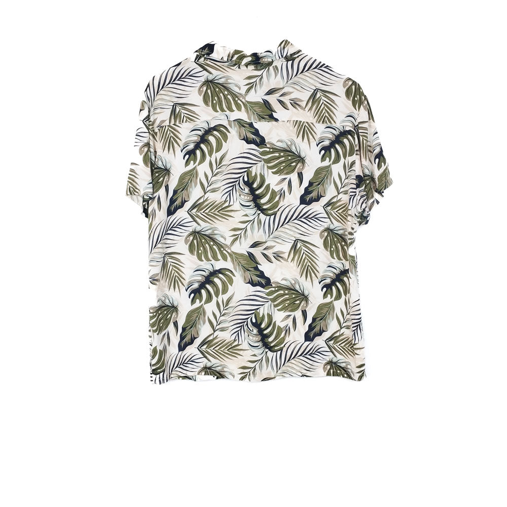 VIN-SHI-34968  Vintage πουκάμισο βισκόζη hawaiian style M