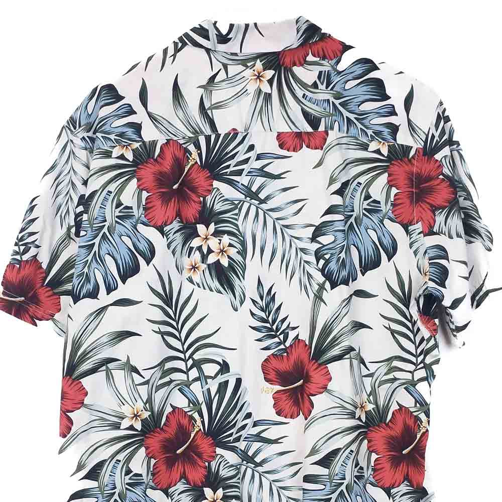 VIN-SHI-34999 Vintage πουκάμισο βαμβακερό hawaiian style ΧL