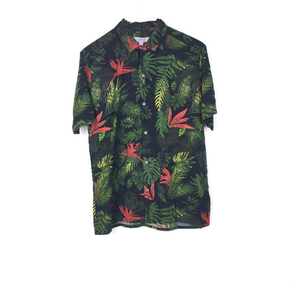 VIN-SHI-35010  Vintage πουκάμισο βαμβακερό hawaiian style M