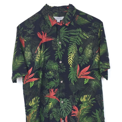 VIN-SHI-35010  Vintage πουκάμισο βαμβακερό hawaiian style M