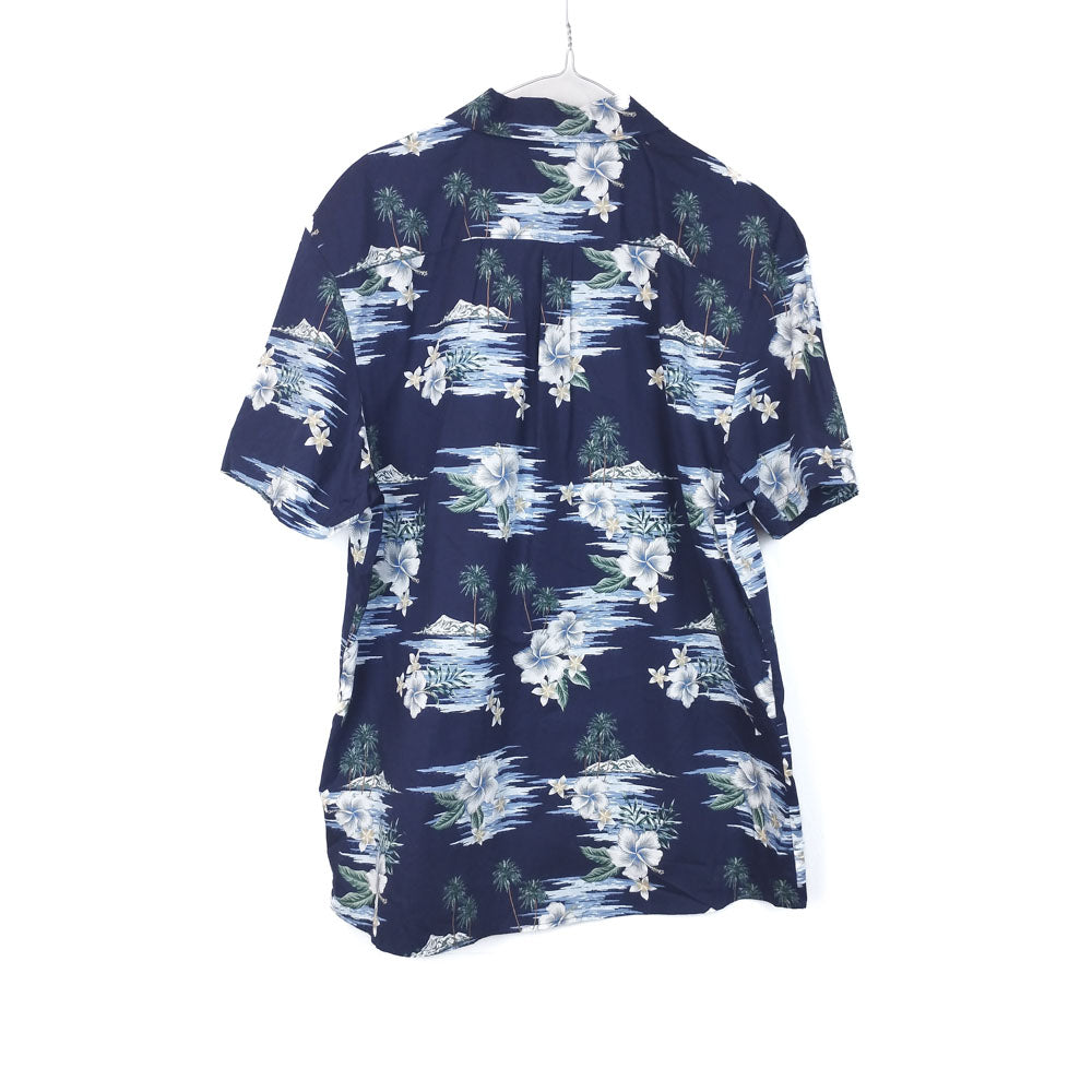 VIN-SHI-34980 Vintage πουκάμισο βαμβακερό hawaiian style 2ΧL