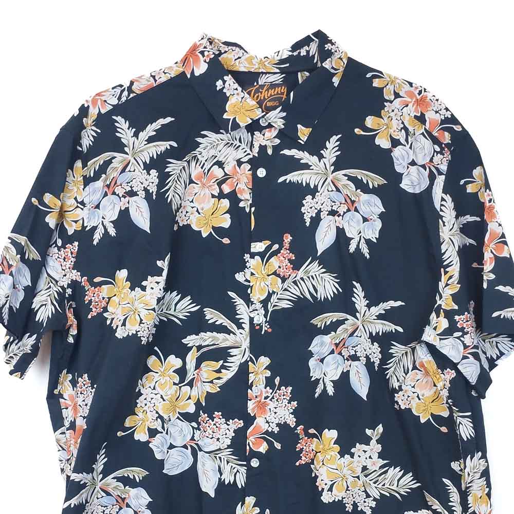 VIN-SHI-34979 Vintage πουκάμισο βαμβακερό hawaiian style 3ΧL