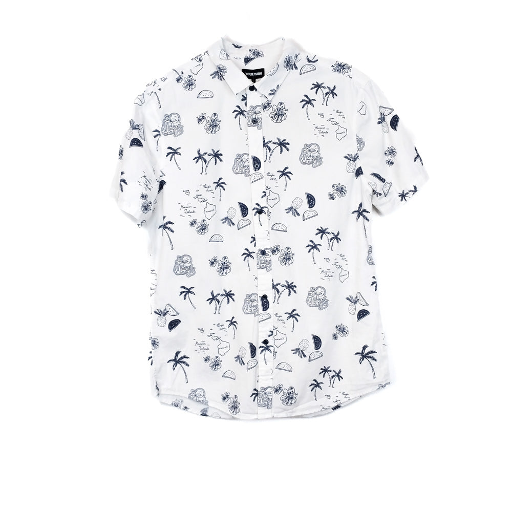 VIN-SHI-34967  Vintage πουκάμισο hawaiian style L