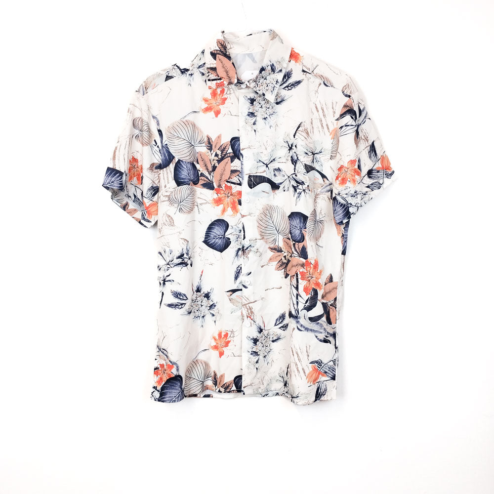 VIN-SHI-34966 Vintage πουκάμισο hawaiian style M