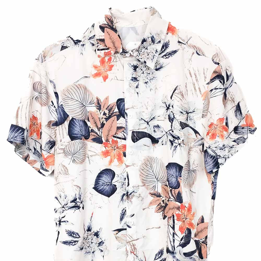 VIN-SHI-34966 Vintage πουκάμισο hawaiian style M