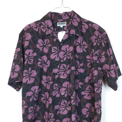 VIN-SHI-30432 Vintage πουκάμισο Hawaiian print M