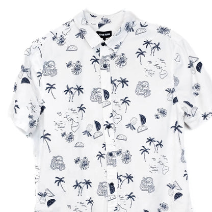 VIN-SHI-34967 Vintage πουκάμισο hawaiian style L