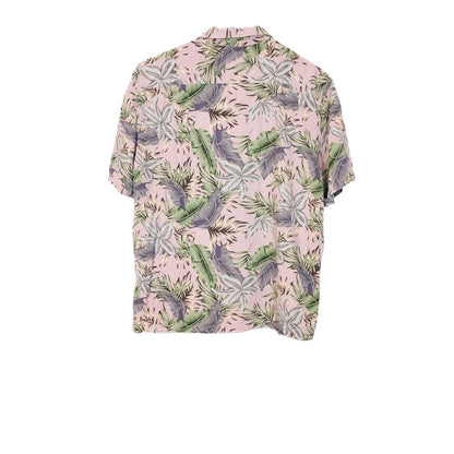 VIN-SHI-34996 Vintage πουκάμισο βισκόζη hawaiian style S
