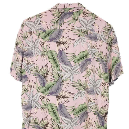 VIN-SHI-34996 Vintage πουκάμισο βισκόζη hawaiian style S