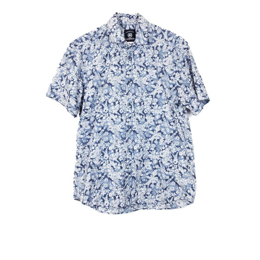 VIN-SHI-34998 Vintage πουκάμισο βαμβακερό hawaiian style L