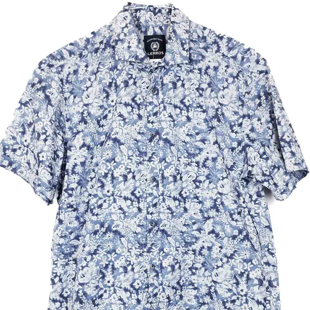 VIN-SHI-34998 Vintage πουκάμισο βαμβακερό hawaiian style L