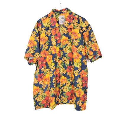 VIN-SHI-34947 Vintage πουκάμισο βαμβακερό hawaiian style 4ΧL