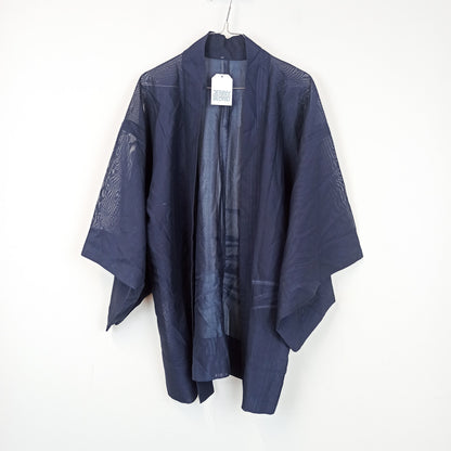 VIN-JAP-25561 Vintage ιαπωνικό haori αυθεντικό μαύρο Free size