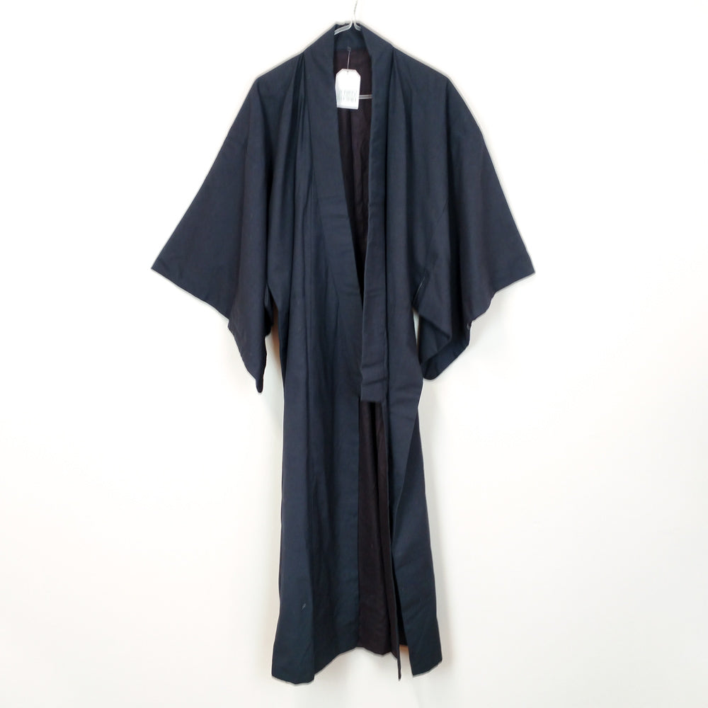 VIN-JAP-26453 Vintage ιαπωνικό κιμονό αυθεντικό μπλε Free size