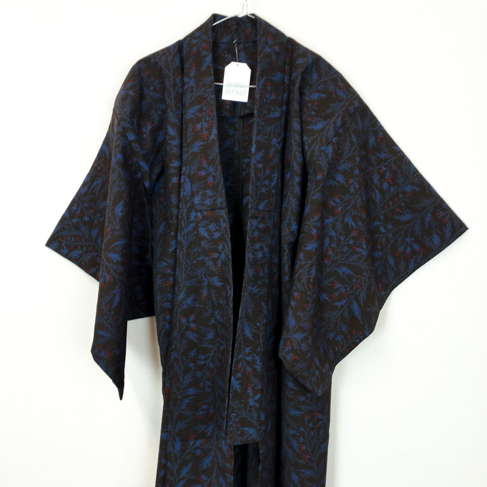 VIN-JAP-26455 Vintage ιαπωνικό κιμονό αυθεντικό μπλε Free size