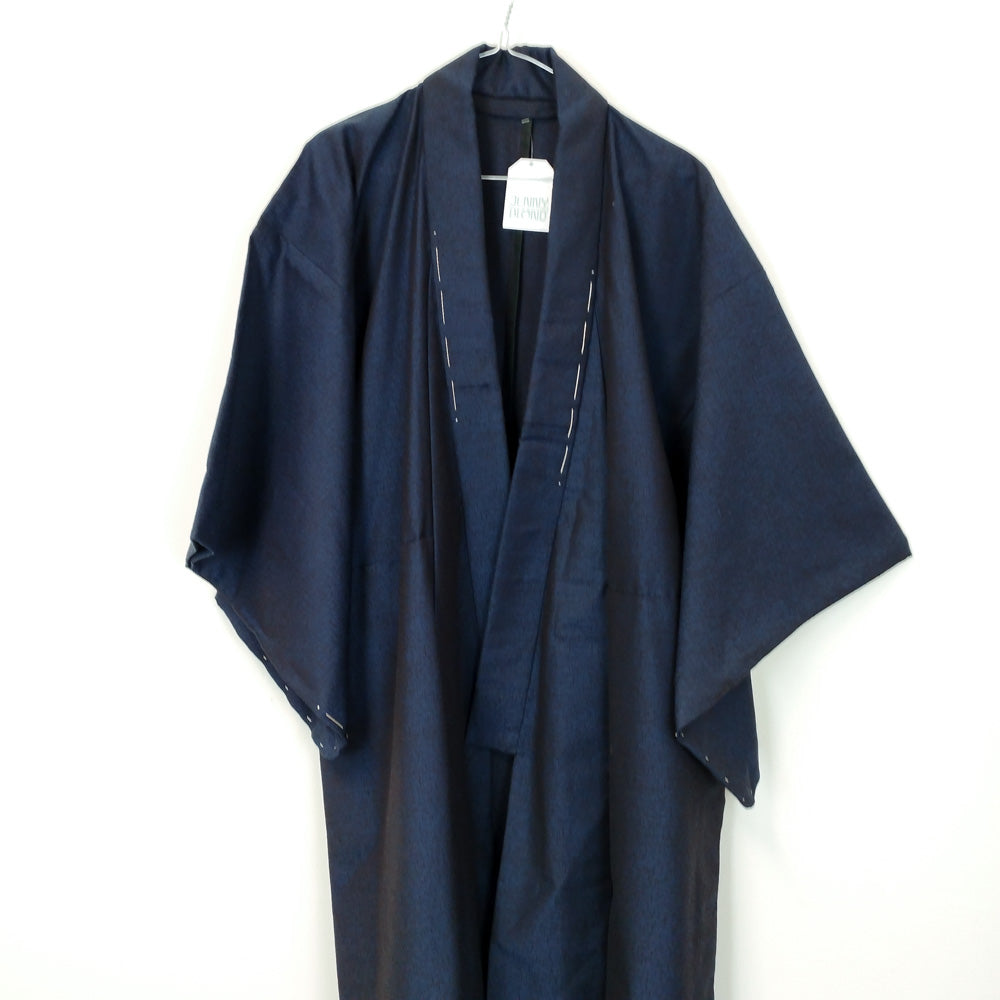 VIN-JAP-26456 Vintage ιαπωνικό κιμονό αυθεντικό μπλε Free size