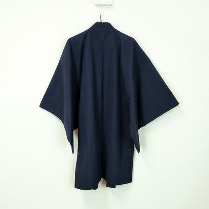 VIN-JAP-26461 Vintage ιαπωνικό haori αυθεντικό μπλε Free size