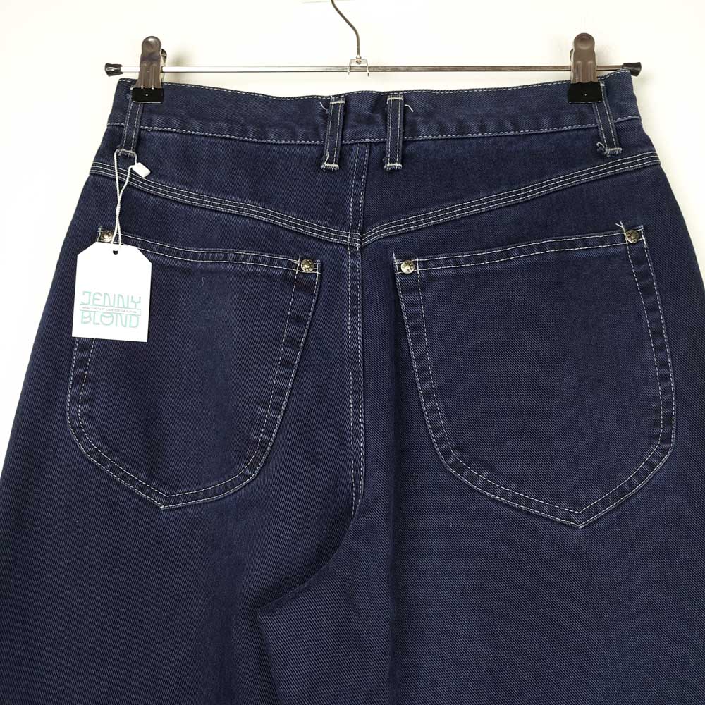 VIN-TR-27379 Vintage παντελόνι denim ψηλόμεσο μπλε L