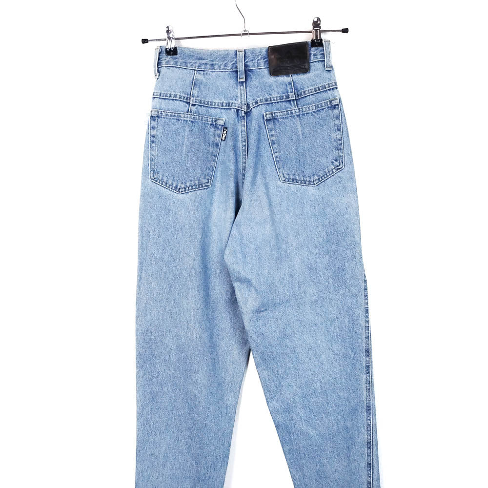 VIN-TR-32595 Vintage denim ψηλόμεσο παντελόνι S