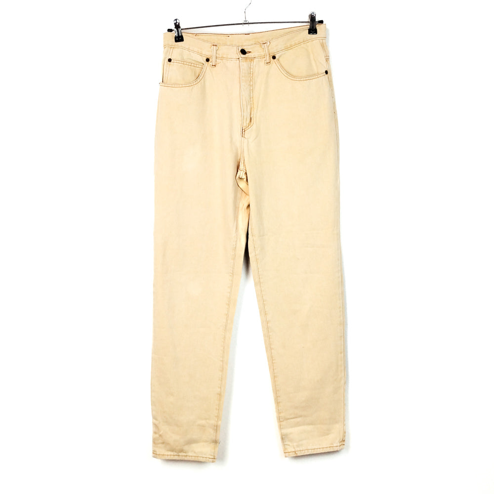 VIN-TR-32486 Vintage denim παντελόνι κίτρινο M-L