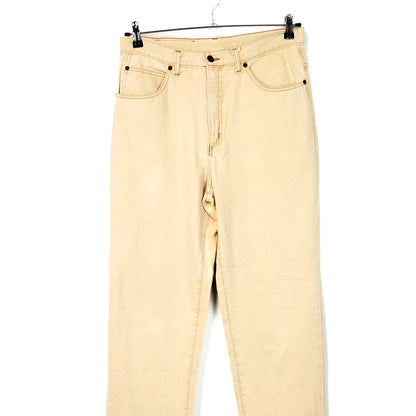 VIN-TR-32486 Vintage denim παντελόνι κίτρινο M-L