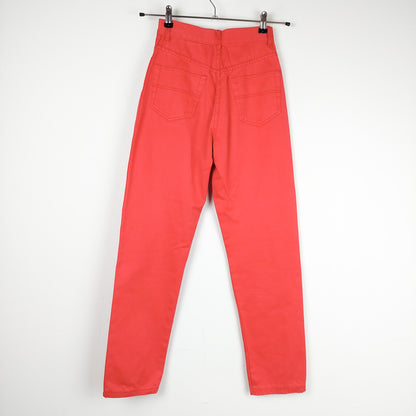 VIN-TR-27461 Vintage παντελόνι denim κόκκινο ΧS