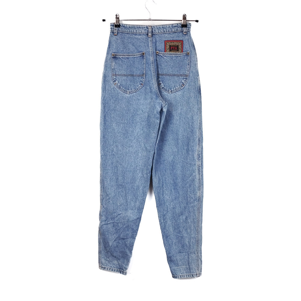 VIN-TR-34335 Vintage ψηλόμεσο τζιν παντελόνι XS