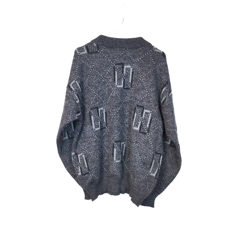 VIN-KNIT-33228 Vintage πλεκτή μπλούζα unisex M