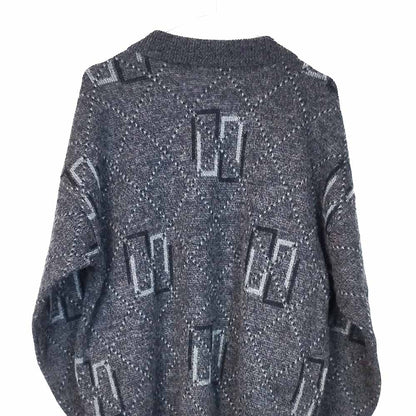 VIN-KNIT-33228 Vintage πλεκτή μπλούζα unisex M