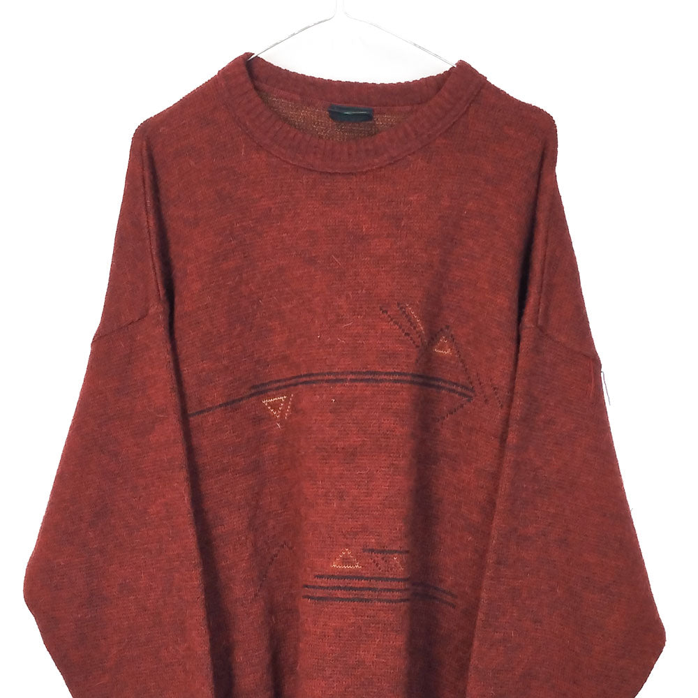 VIN-KNIT-33218 Vintage πλεκτή μπλούζα unisex XL